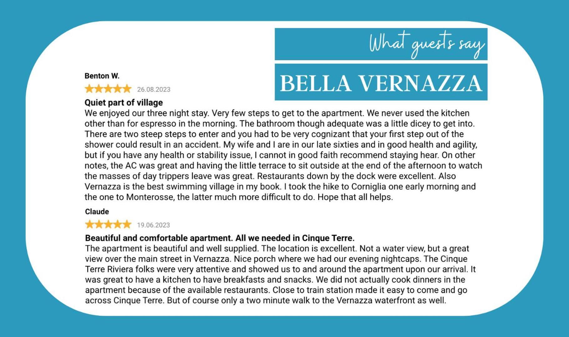 Bella Vernazza Apartment Bagian luar foto